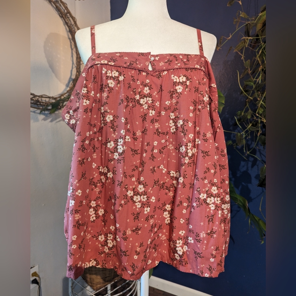 Mauve Flower Top | XXL